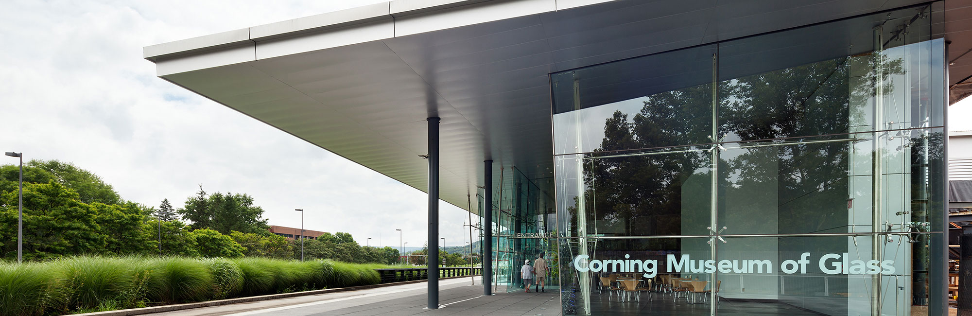The Corning Museum of Glass entrance