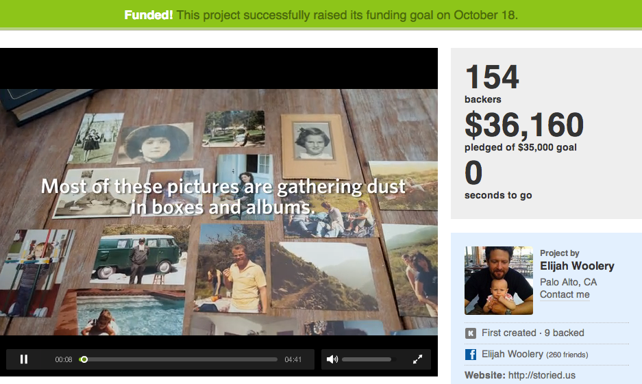 Storied app scpreenshot