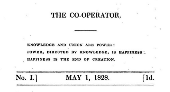 Masthead of The Co-operator newspaper