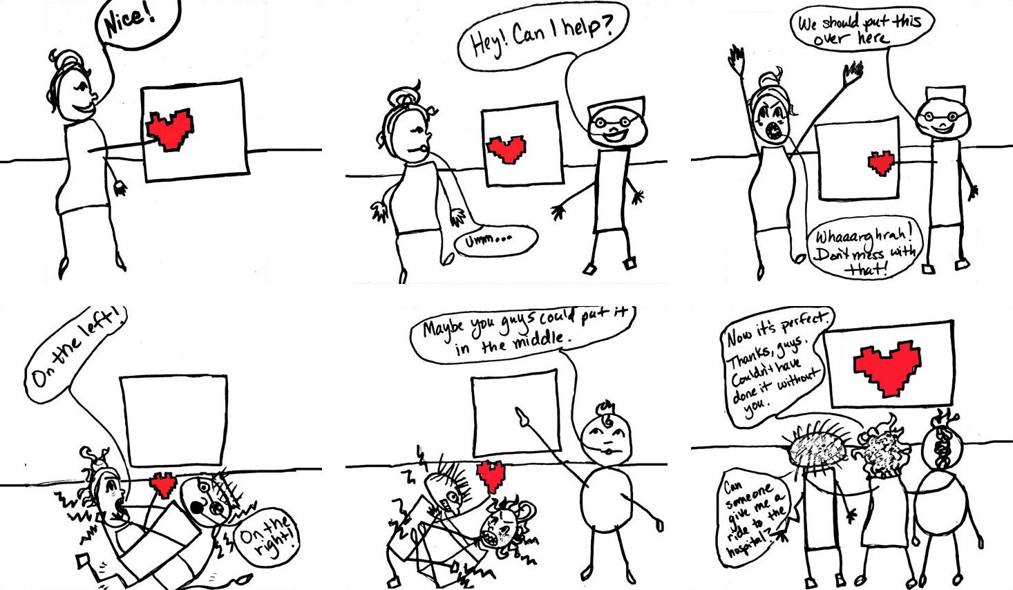 Comic about collaboration