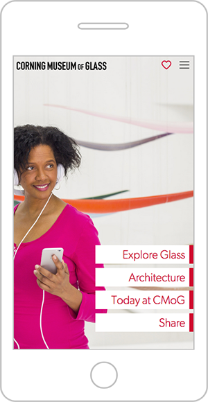 Screenshot of the GlassApp