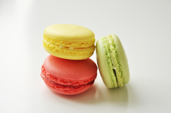 Three macaroons