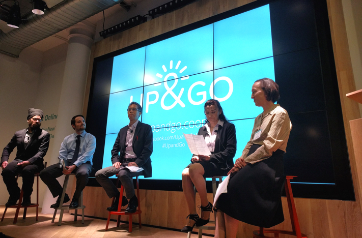 Speakers talking about Up&Go